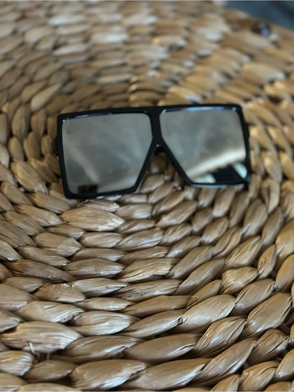 Black Oversized Square Sunglasses - Women Accessories